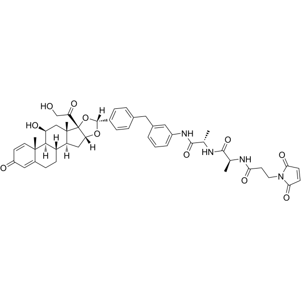 Glucocorticoid receptor agonist-1 Ala-Ala-Mal Structure