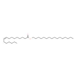 9-Hexadecenoic acid, hexadecyl ester, (Z)- Structure