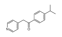 1-(4-propan-2-ylphenyl)-2-pyridin-4-ylethanone结构式