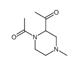 Piperazine, 1,2-diacetyl-4-methyl- (9CI) Structure