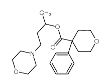 4-morpholin-4-ylbutan-2-yl 4-phenyloxane-4-carboxylate Structure