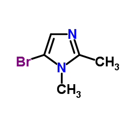 5-bromo-1,2-dimethyl-1H-imidazole structure
