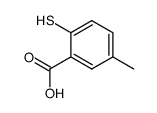 BENZOIC ACID, 2-MERCAPTO-5-METHYL- structure