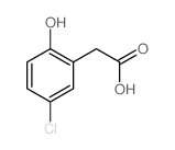 5-氯-2-羟基苯乙酸结构式