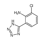 2-chloro-6-(1H-tetrazol-5-yl)-aniline Structure