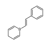 trans-1-styryl-1-boracyclohexa-2,5-diene结构式