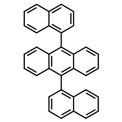 9,10-二(1-萘基)蒽结构式