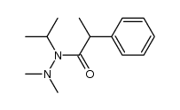 N-(2-phenylpropionyl)-N-isopropyl-N',N'-dimethylhydrazine结构式