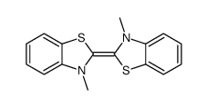 2,3-dihydro-3-methyl-2-(3-methyl-3H-benzothiazol-2-ylidene)benzothiazole picture