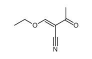 Butanenitrile, 2-(ethoxymethylene)-3-oxo-, (2E)- (9CI)结构式