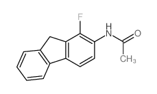 Acetamide,N-(1-fluoro-9H-fluoren-2-yl)- Structure