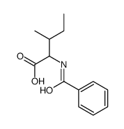 N-Benzoylisoleucine Structure