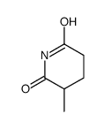 3-甲基哌啶-2,6-二酮结构式
