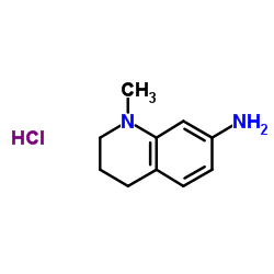 7-氨基-1-甲基-1,2,3,4-四氢喹啉结构式