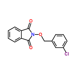 2-[(3-Chlorobenzyl)oxy]-1H-isoindole-1,3(2H)-dione Structure