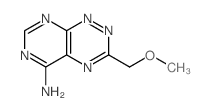 Pyrimido[5,4-e]-1,2,4-triazin-5-amine,3-(methoxymethyl)- structure