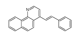 4-styryl-benzo[h]quinoline结构式