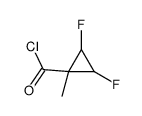 Cyclopropanecarbonyl chloride, 2,3-difluoro-1-methyl- (9CI) structure