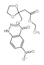 ethyl 2-[2-[2-[(2,4-dinitrophenyl)hydrazinylidene]ethyl]-1,3-dioxolan-2-yl]acetate picture