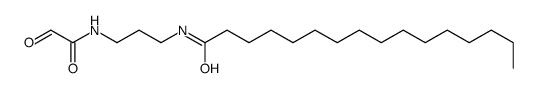 N-[3-(oxaldehydoylamino)propyl]hexadecanamide Structure