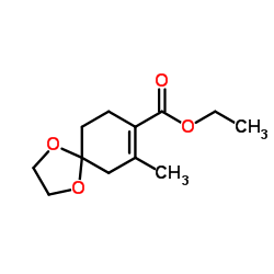 1,4-Dioxaspiro[4.5]dec-7-ene-8-carboxylic acid, 7-Methyl-, ethyl ester picture