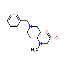 N-(1-Benzyl-4-piperidinyl)-N-methylglycine Structure