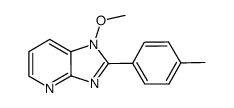 1-methoxy-2-(4-methyl-phenyl)-1H-imidazo[4,5-b]pyridine结构式
