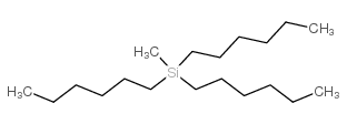 methyltri-n-hexylsilane结构式