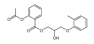 2-hydroxy-3-(2-methylphenoxy)propyl o-acetylsalicylate picture