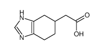 1H-Benzimidazole-5-acetic acid,4,5,6,7-tetrahydro- (9CI)结构式