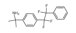 α,α-dimethyl-4-(α,α,β,β-tetrafluorophenethyl)benzylamine Structure