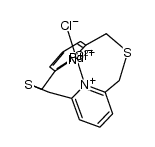 (κ2-2,11-dithia[3.3](2,6)pyridinophane)PdCl2结构式