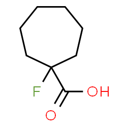 Cycloheptanecarboxylic acid, 1-fluoro- (9CI)结构式