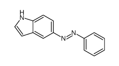 1H-indol-5-yl(phenyl)diazene结构式