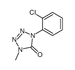 1-(2-chlorophenyl)-4-methyltetrazol-5-one结构式