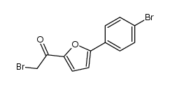 2-bromo-1-(5-(4-bromophenyl)furan-2-yl)ethanone结构式