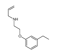 N-[2-(3-Ethylphenoxy)ethyl]-2-propen-1-amine结构式