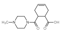 6-(4-甲基-哌嗪-1-羰基)-环hex-3-ene羧酸结构式