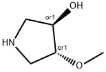 RAC-(3R,4R)-4-甲氧基吡咯烷-3-醇结构式