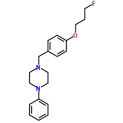 1-[4-(3-Fluoropropoxy)benzyl]-4-phenylpiperazine结构式