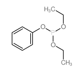 Phosphorousacid, diethyl phenyl ester structure