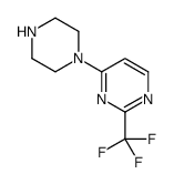 4-piperazin-1-yl-2-(trifluoromethyl)pyrimidine结构式