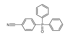 4-diphenylphosphorylbenzonitrile结构式
