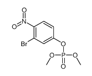 (3-bromo-4-nitrophenyl) dimethyl phosphate结构式