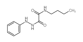 N-butyl-2-oxo-2-(2-phenylhydrazinyl)acetamide结构式