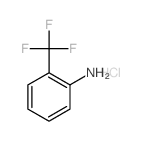 Benzenamine, 2-(trifluoromethyl)-, hydrochloride Structure