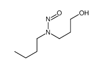 butyl(3-hydroxypropyl)nitrosamine Structure