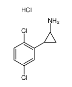 2-(2,5-dichlorophenyl)cyclopropan-1-amine,hydrochloride Structure