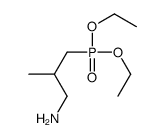 3-diethoxyphosphoryl-2-methylpropan-1-amine结构式