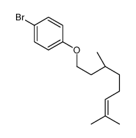 1-bromo-4-[(3S)-3,7-dimethyloct-6-enoxy]benzene结构式